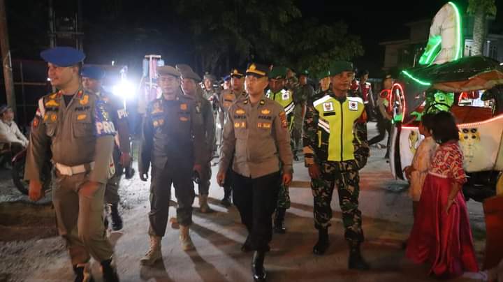 Ciptakan Rasa Aman Jelang Pilkada, SatPol PP Kampar Ikuti Patroli  Gabungan Bersama TNI-Polri